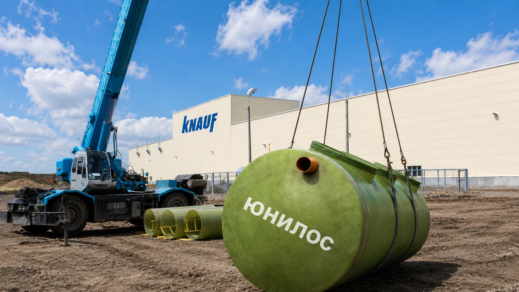 Нукутский гипсовый карьер KNAUF — оборудование ЮНИЛОС